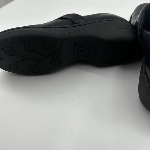 Born Toby Duo Slip On Clogs Black Leather Comfort Women’s 9 M - Picture 6 of 8